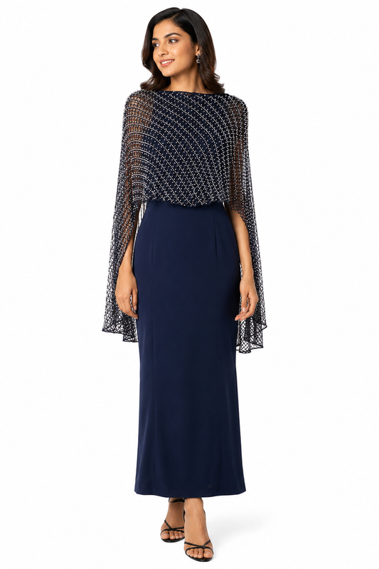 Blue Jaal Dress