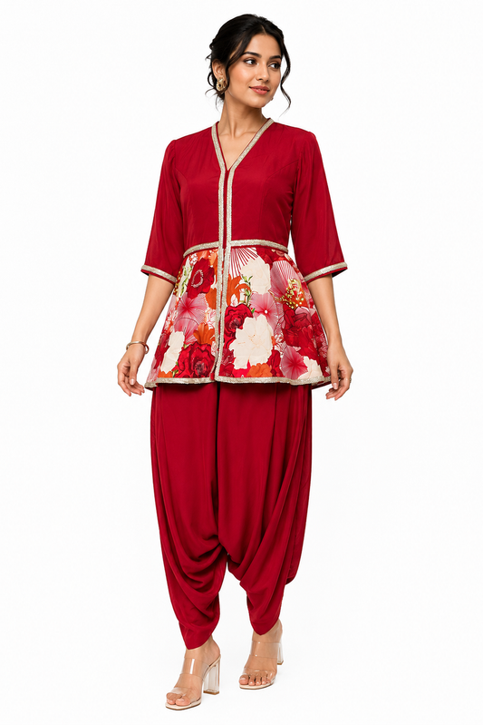 Dhoti style set