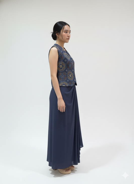 Ajrakh jacket Set - 2 pc