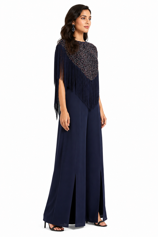 Tassel Cape-Style Top Set