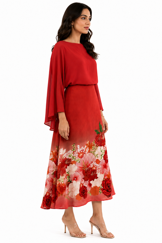 A-line mid length Dress