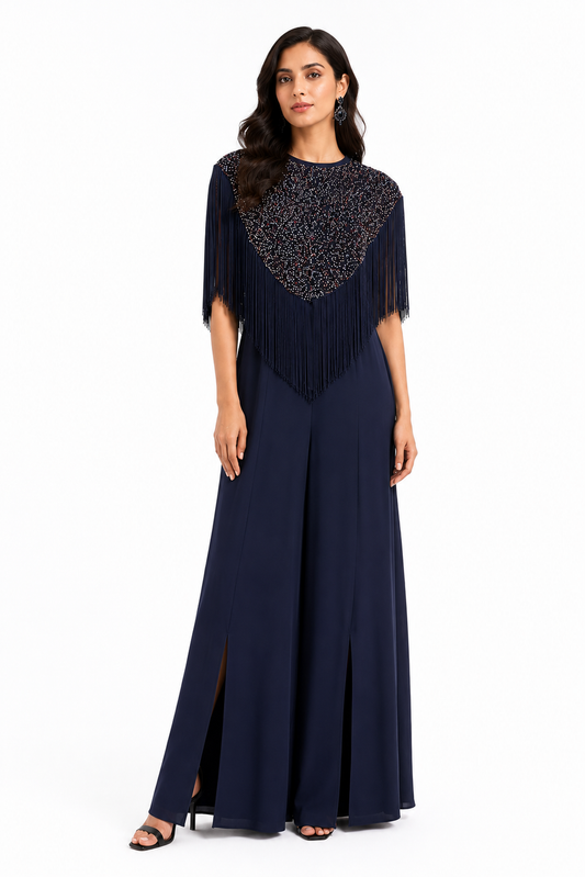 Tassel Cape-Style Top Set